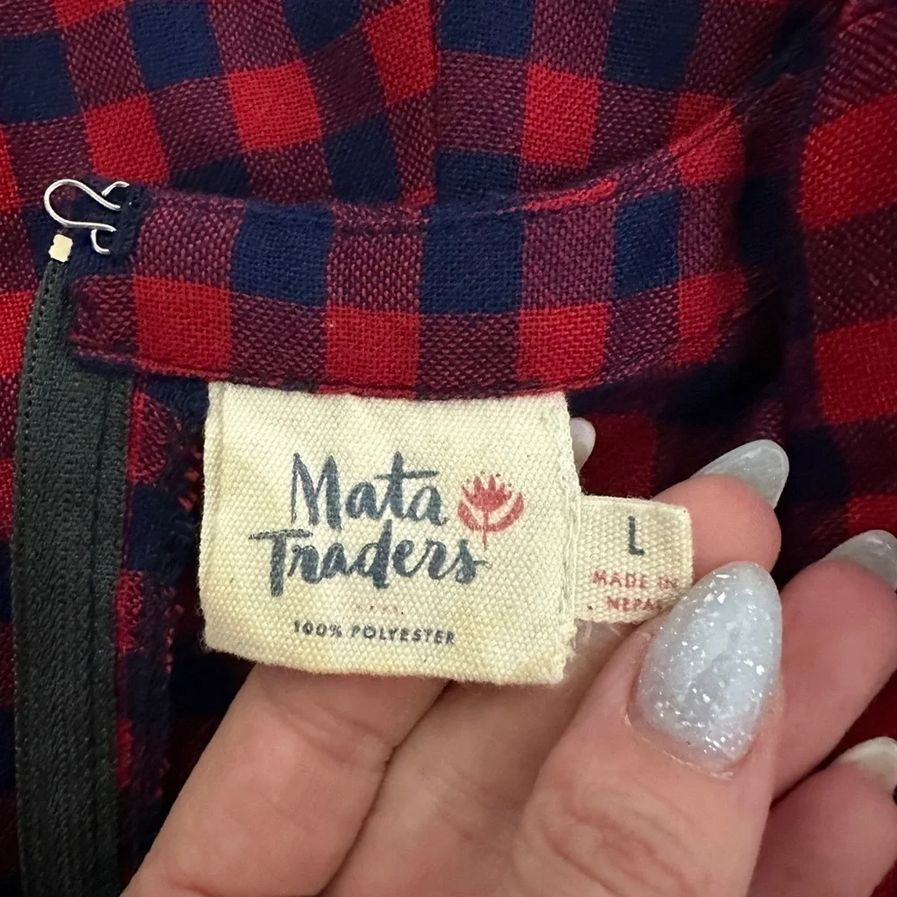 MATA TRADERS Checkered A-Line Dress - OFFERS WELCOME - Picture 10 of 14